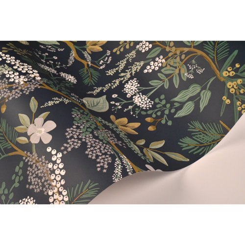 Rifle Paper Co. Juniper Forest 20' L x 27" W Peel and Stick Wallpaper